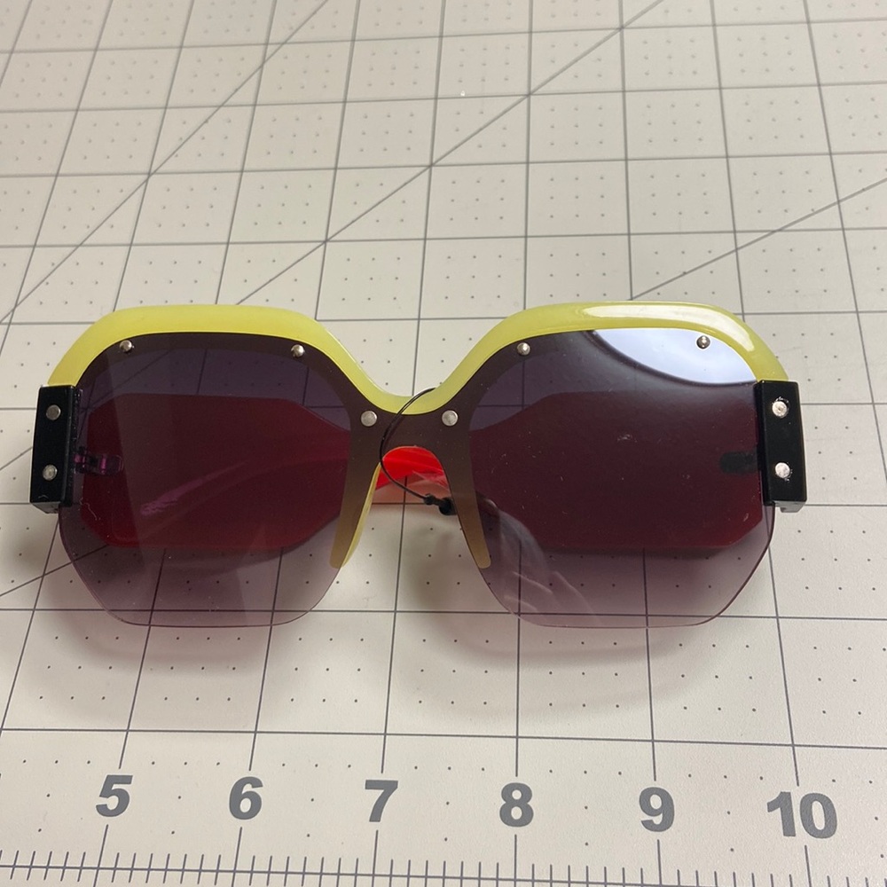 Festival Multicolored Plastic Sunglass